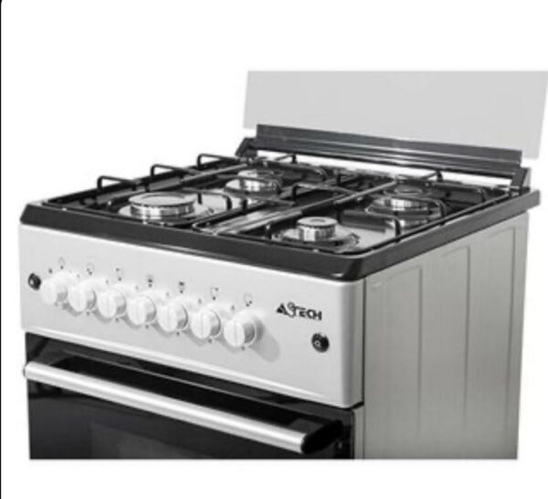 CUISINIÈRE ASTECH CK62MSFRM 60/60 AVEC GRILL / MINUTERIE – Image 2